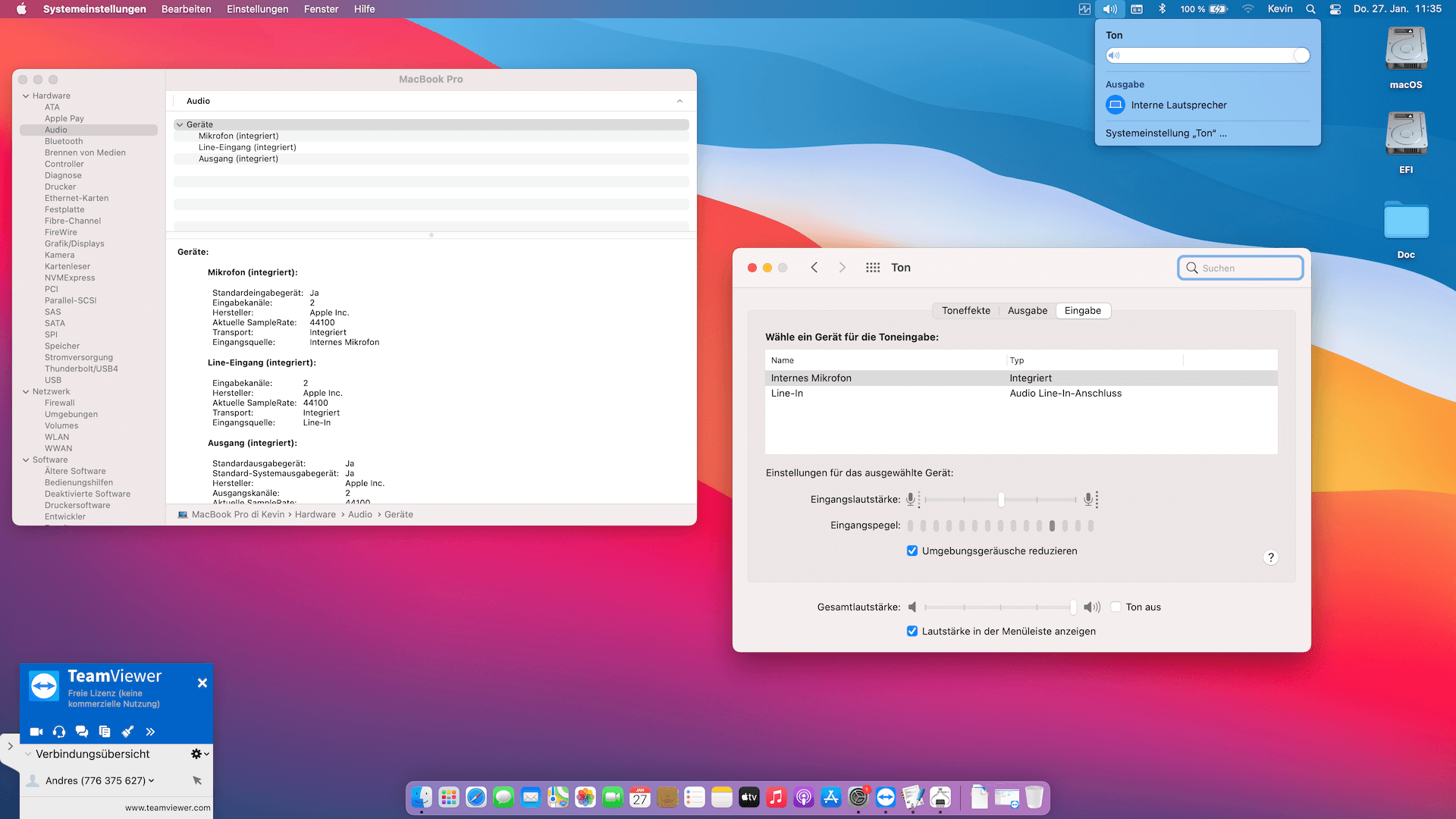 Lenovo Thinkpad T570 4K 6th Dual Battery [KabyLake   Intel HD 620 + SMBUS]   OpenCore 4